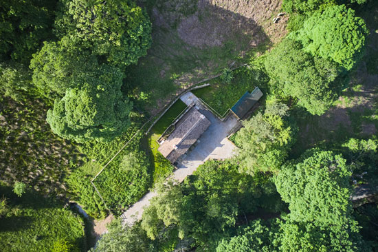 Cattis Side cottage from above