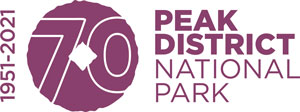 Peak District National Park - 70th Anniversary logo