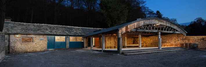 innovative building in the Peak District