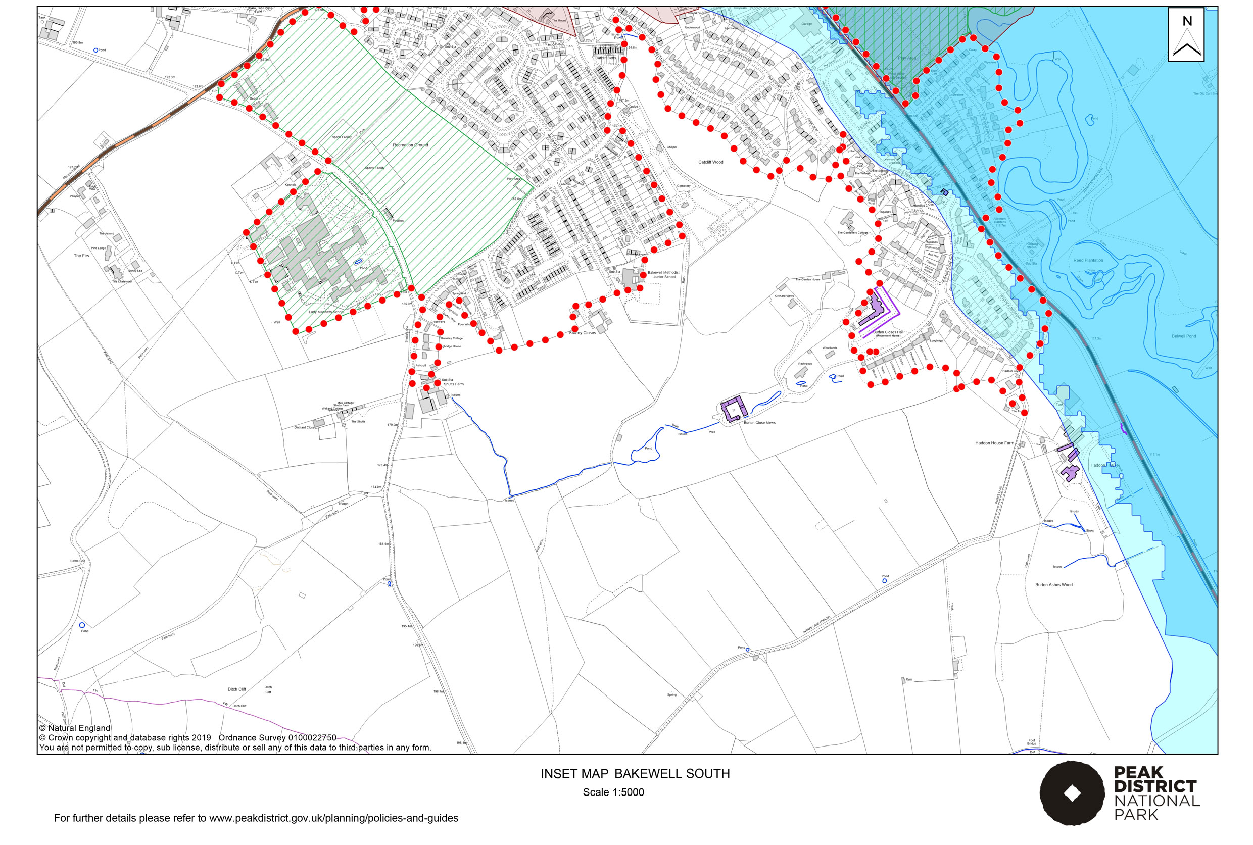 Local Plan Proposals Map: Bakewell South