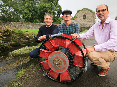 Bradwell Community Hydro leaders, left to right - Richard Patton, Mike Joseph and Andy Nash