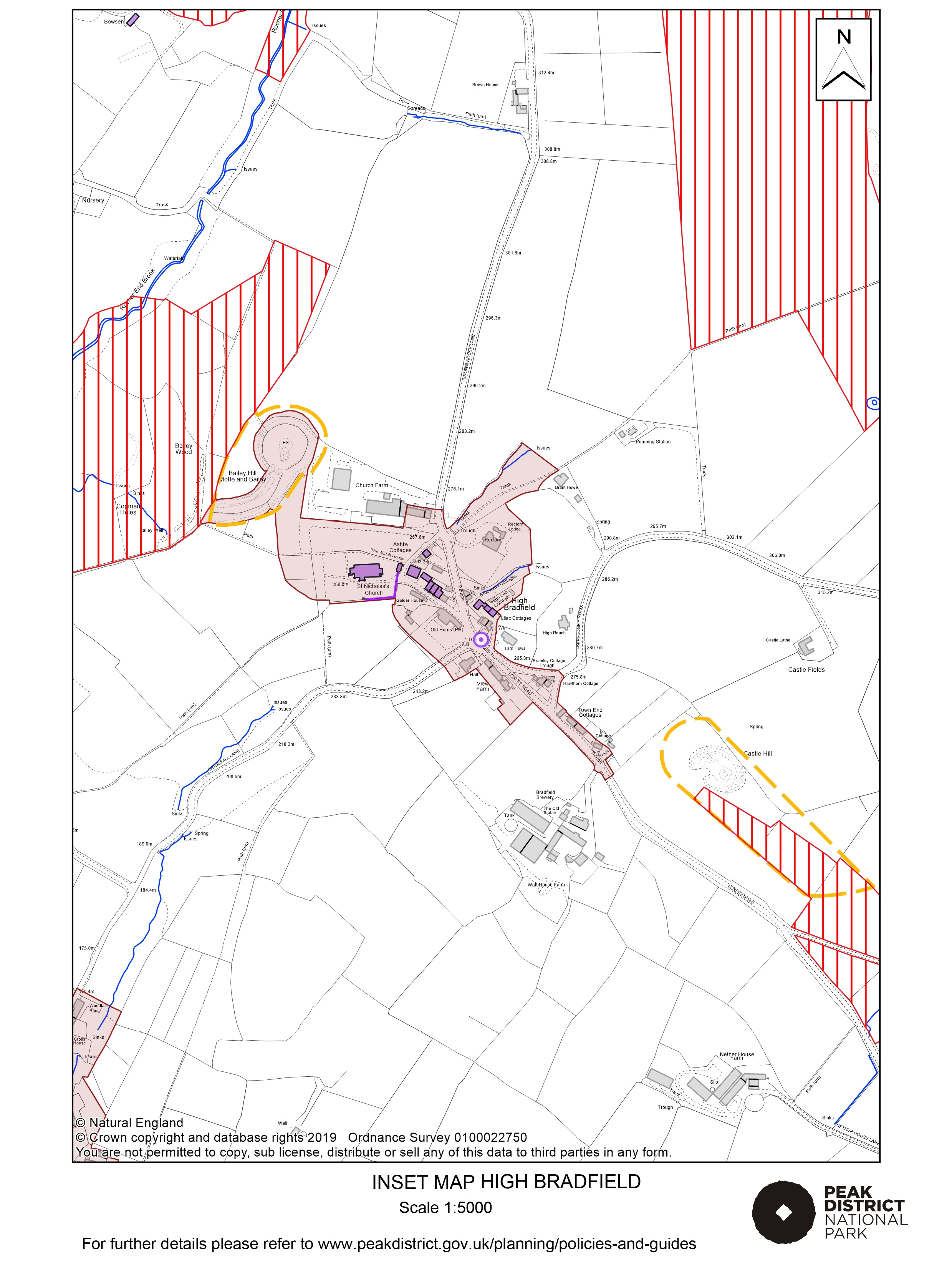 Local Plan Proposals Map: High Bradfield
