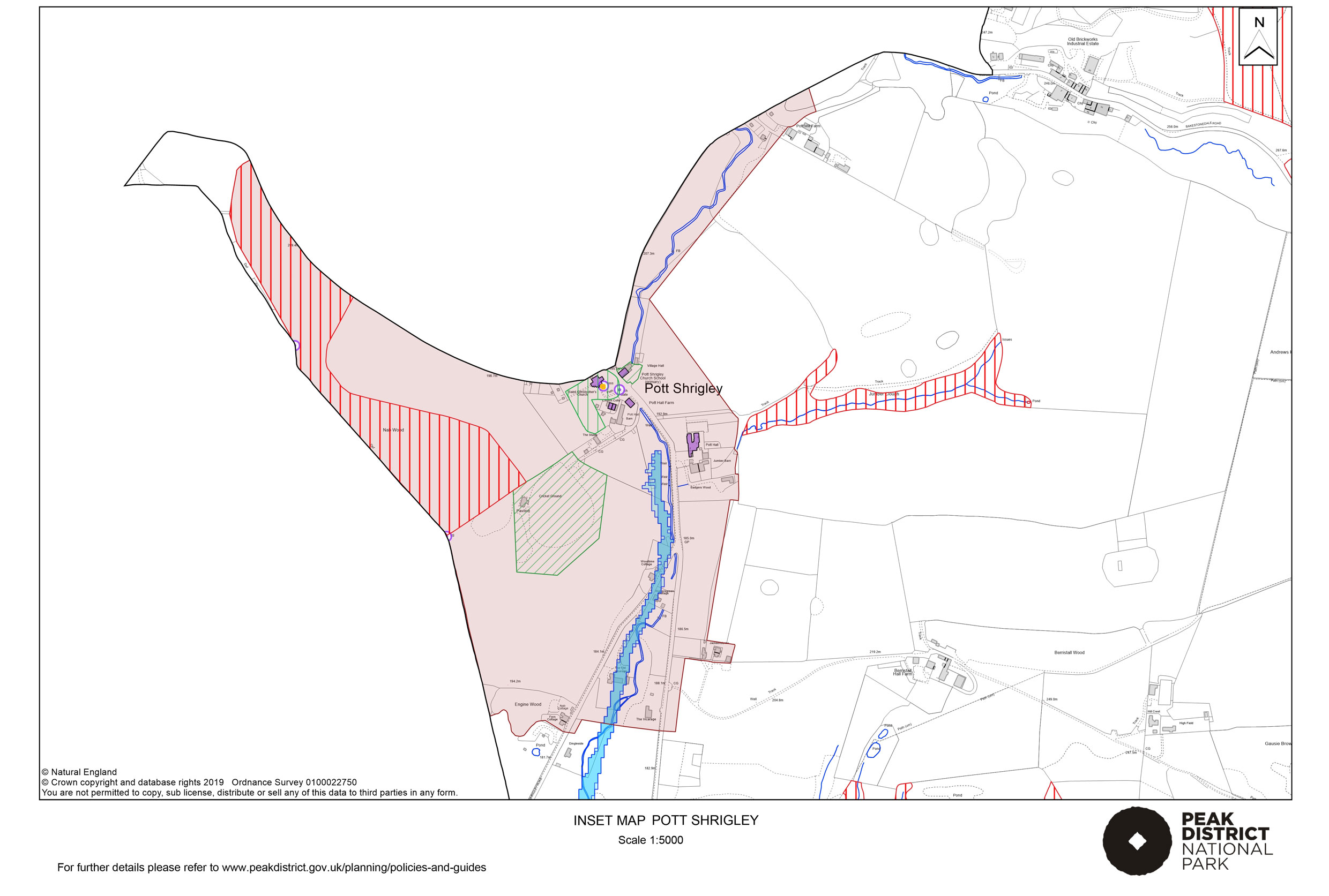 Local Plan Proposals Map: Pott Shrigley
