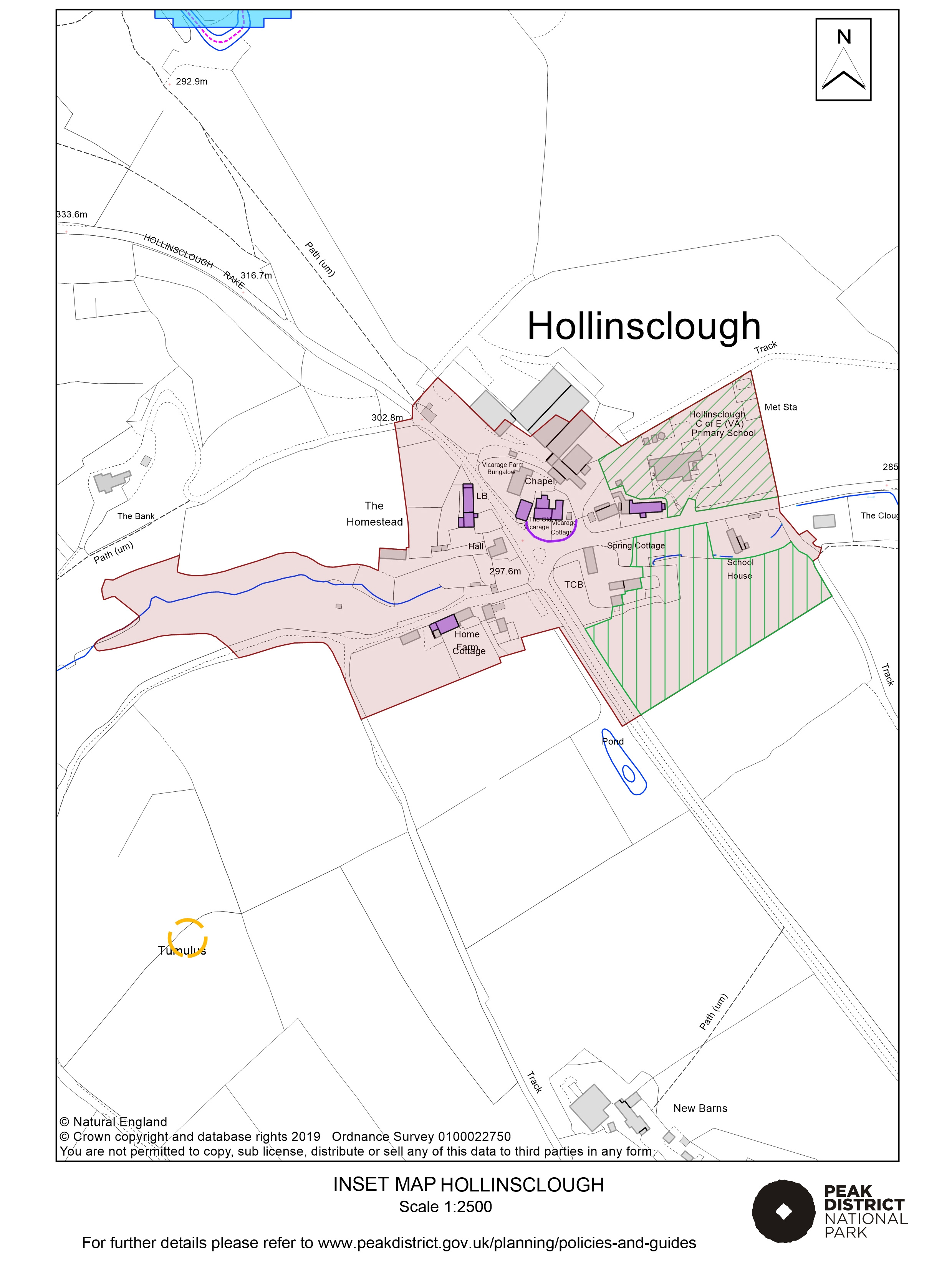 Local Plan Proposals Map: Hollinsclough
