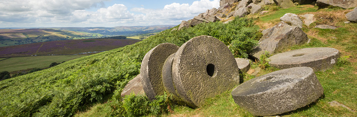 Peak District National Park millstones