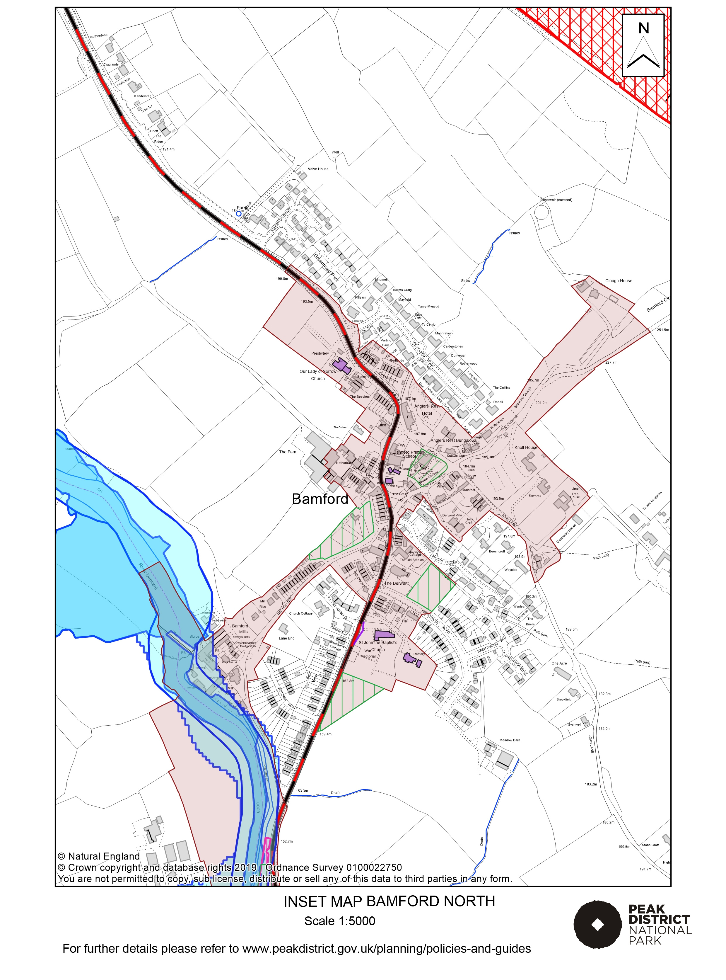 Local Plan Proposals Map: Bamford North