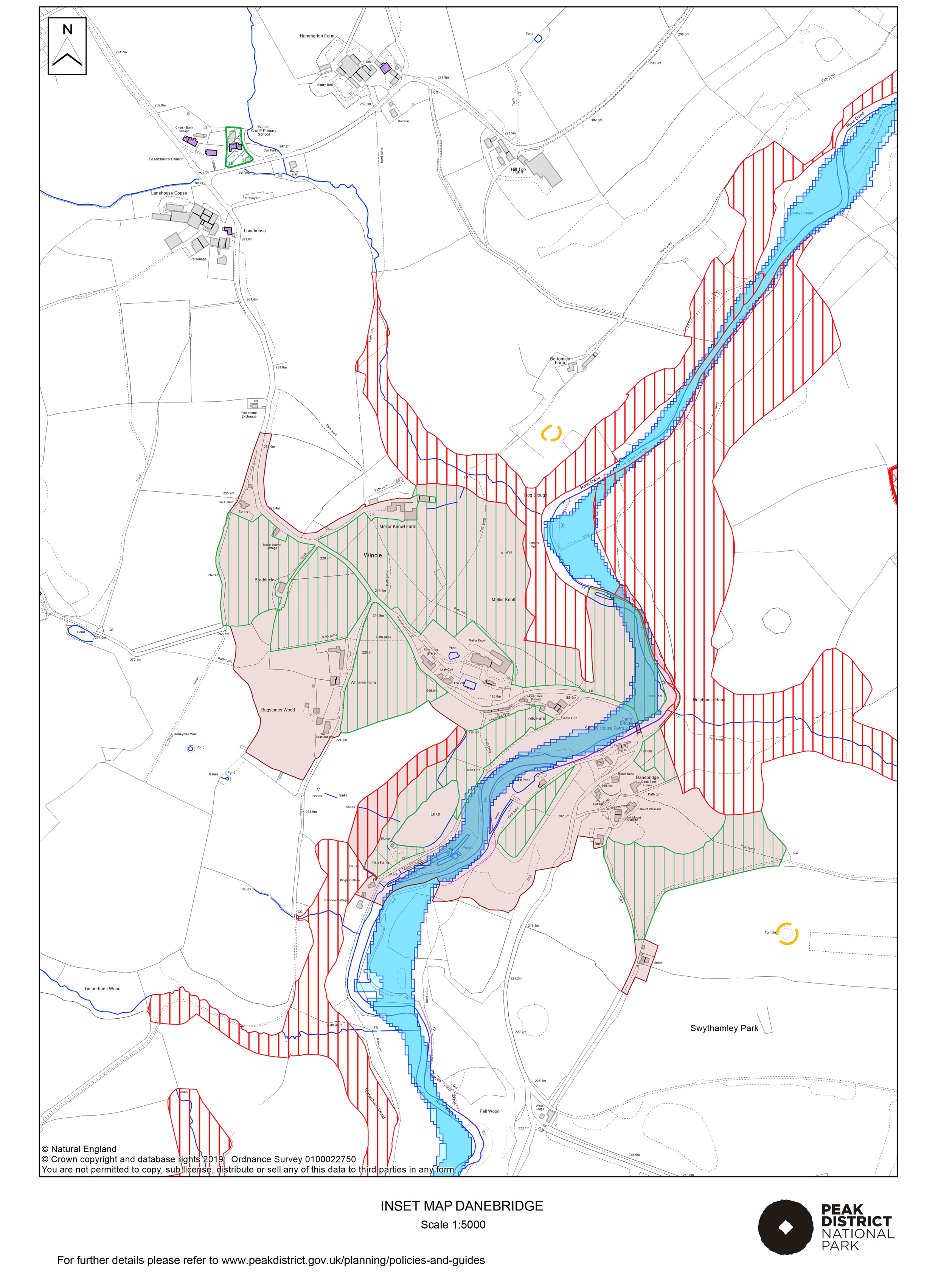 Local Plan Proposals Map: Danebridge
