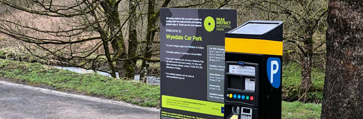 Car park pay and display machine