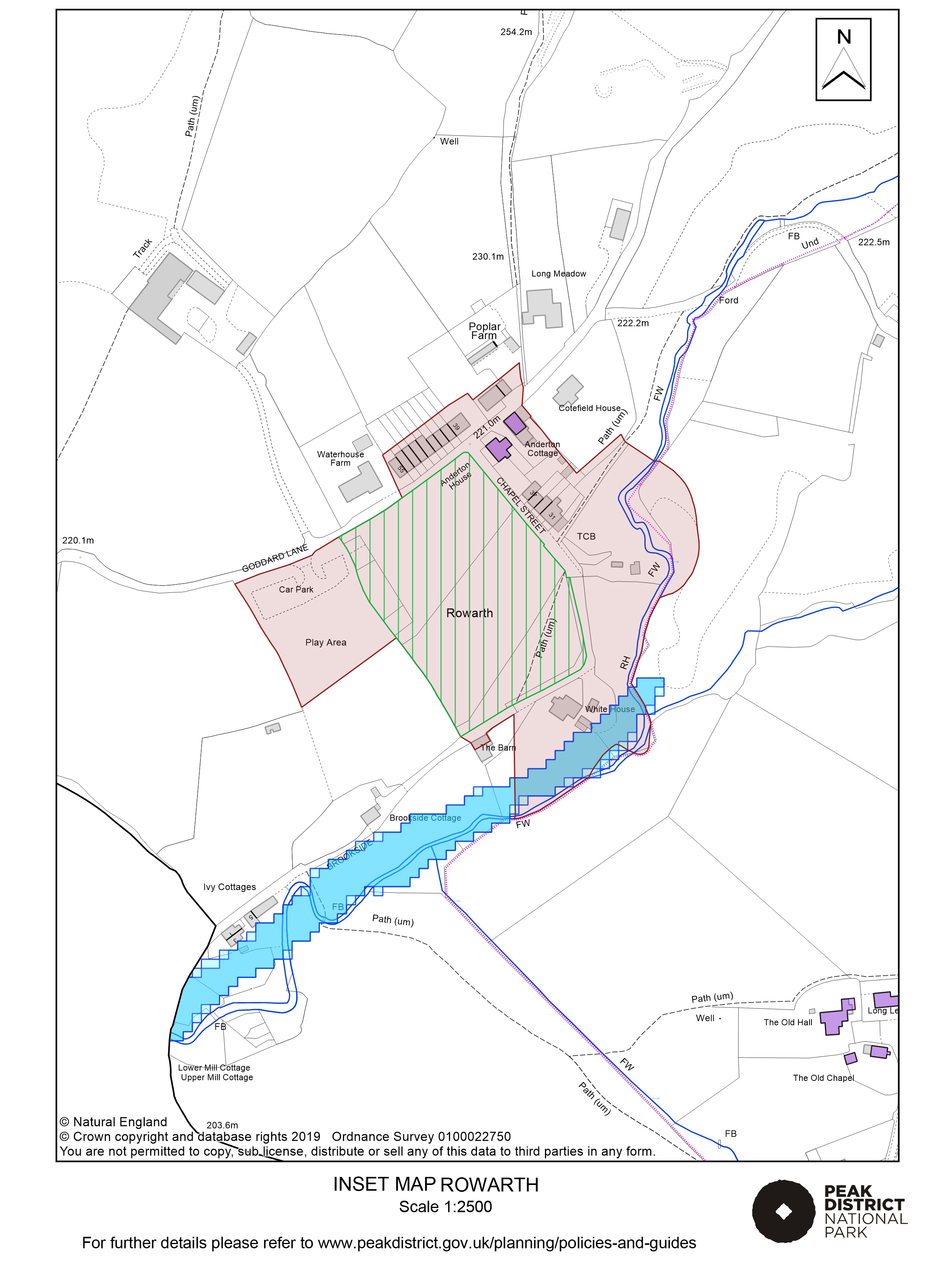 Local Plan Proposals Map: Rowarth