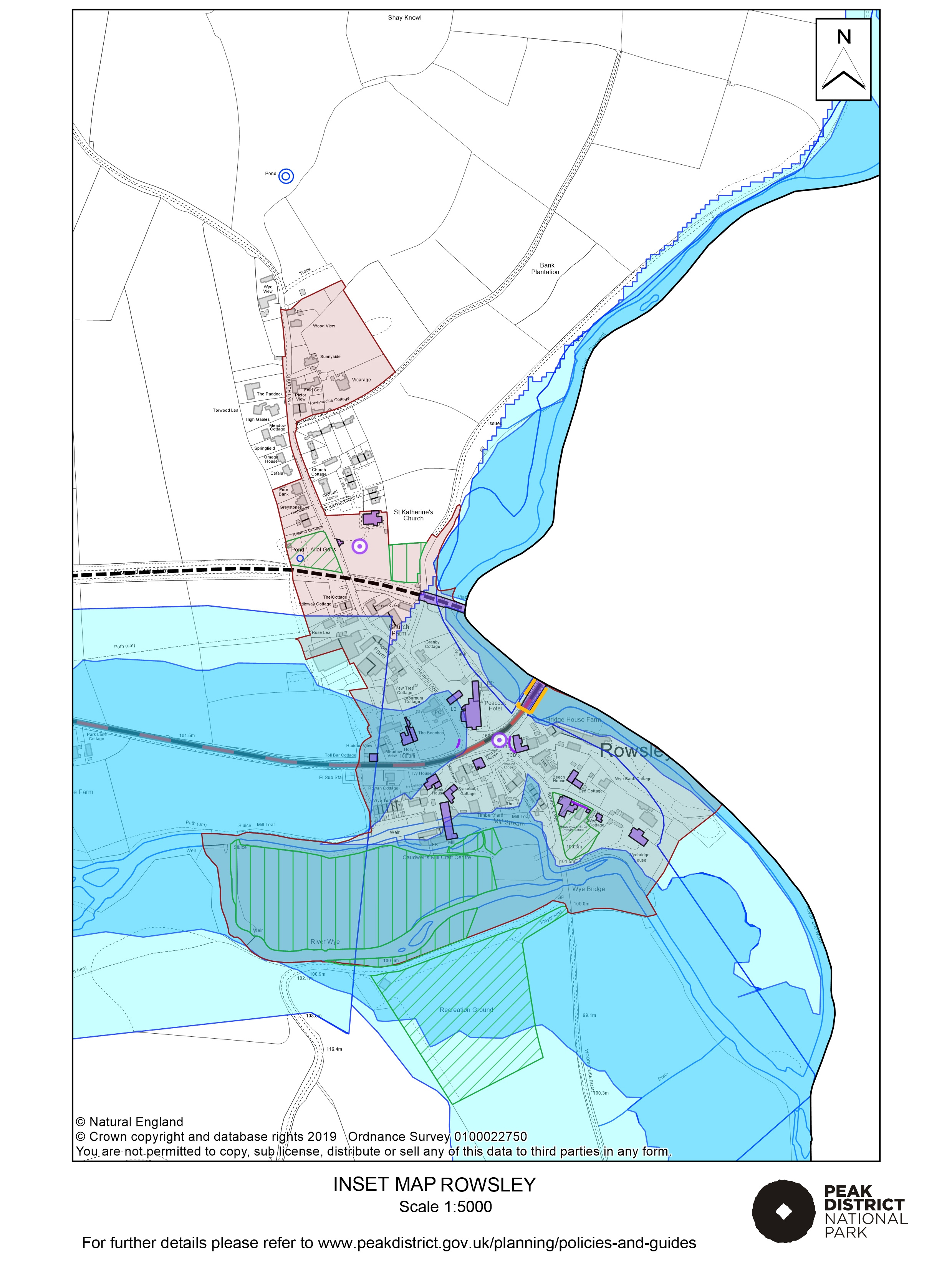 Local Plan Proposals Map: Rowsley