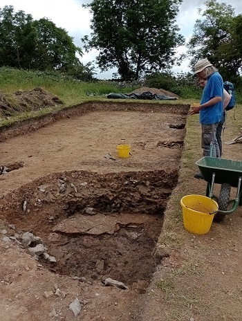 Prehistoric remains uncovered at the dig at Sheldon