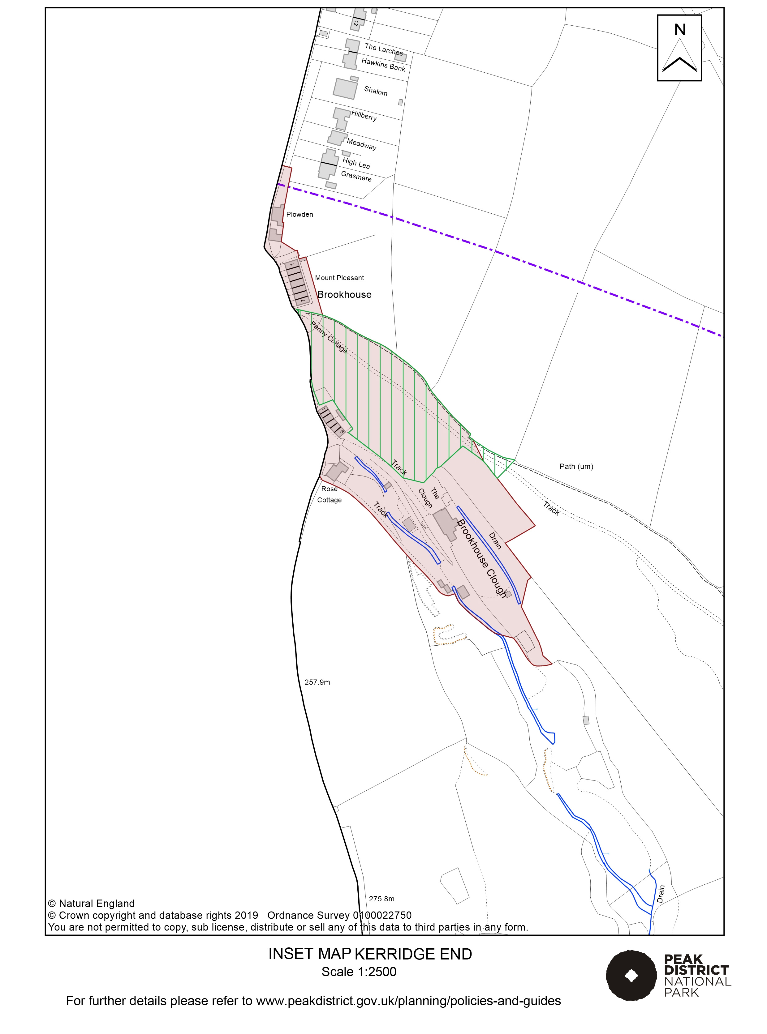 Local Plan Proposals Map: Kerridge End
