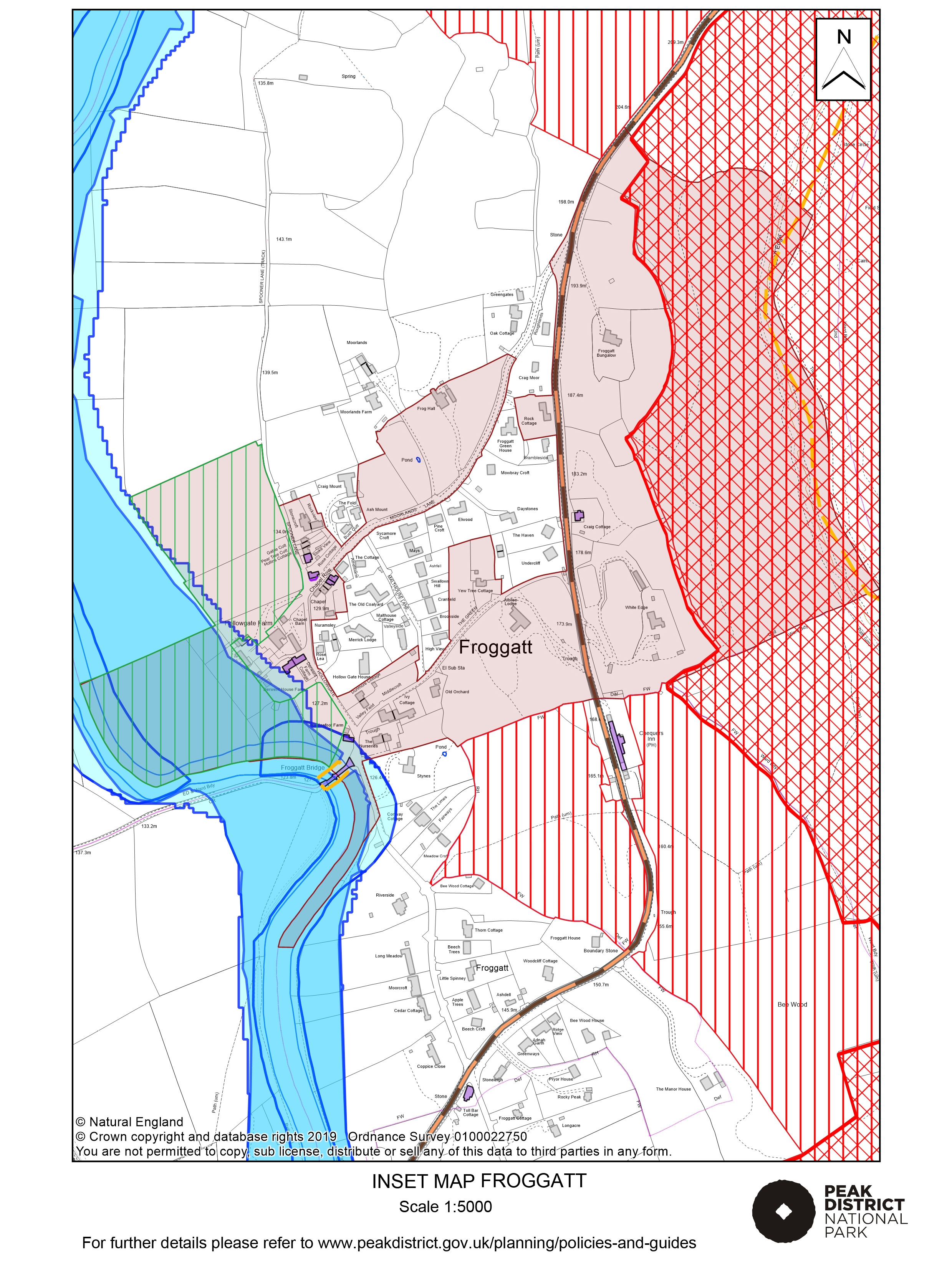 Local Plan Proposals Map: Froggatt