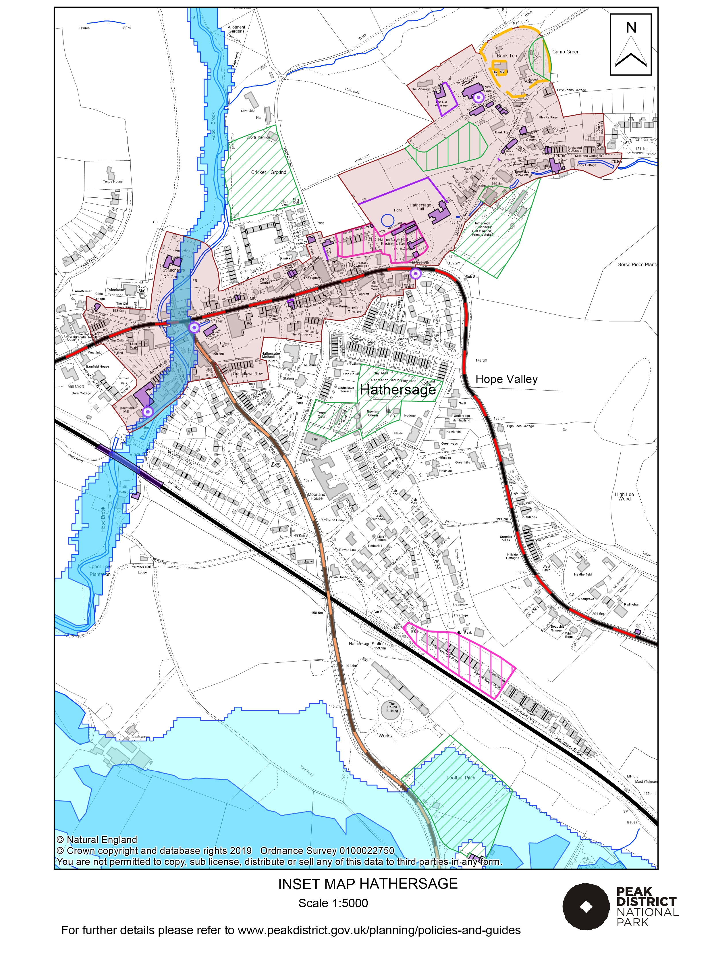 Local Plan Proposals Map: Hathersage