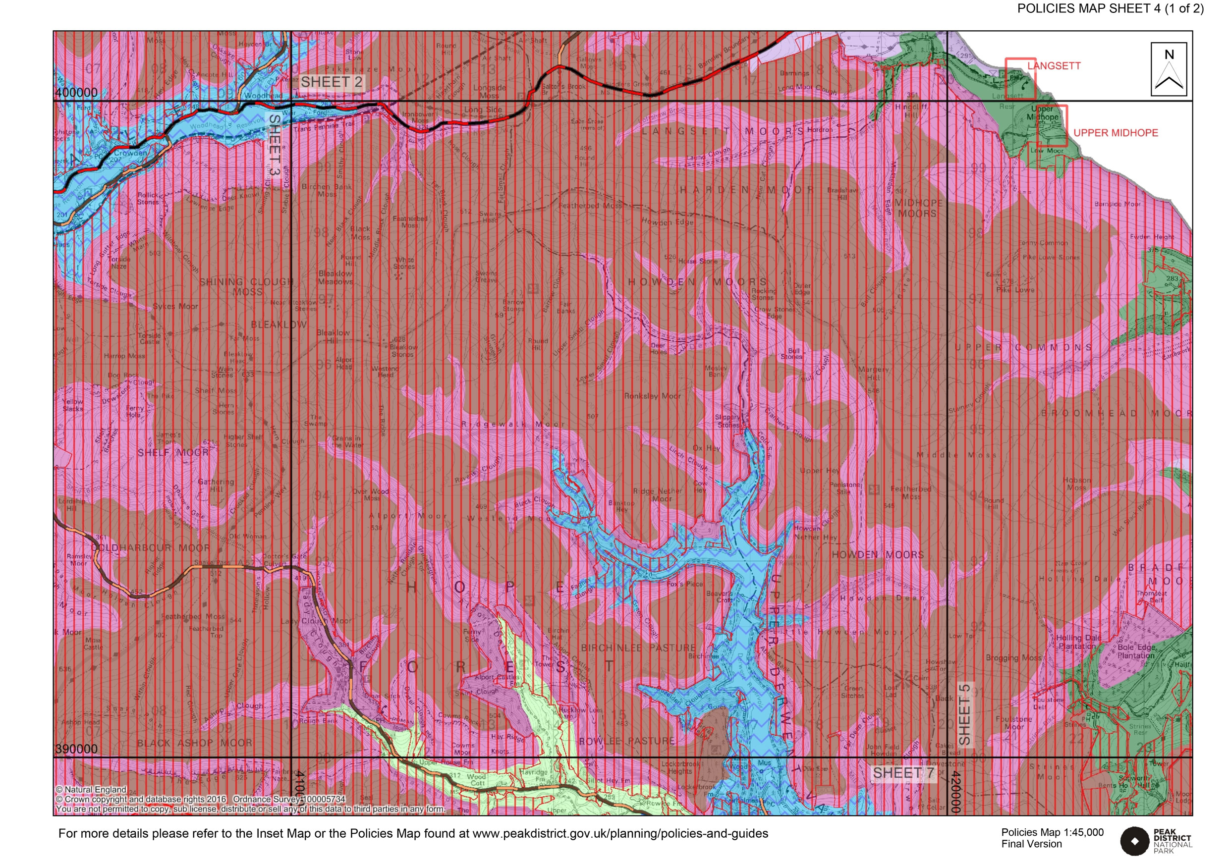 landscape map for Tile 89542