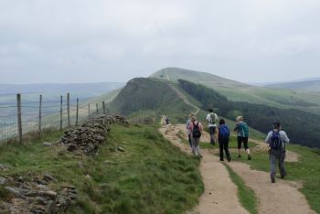 The eroded path along the Great Ridge is to be repaired