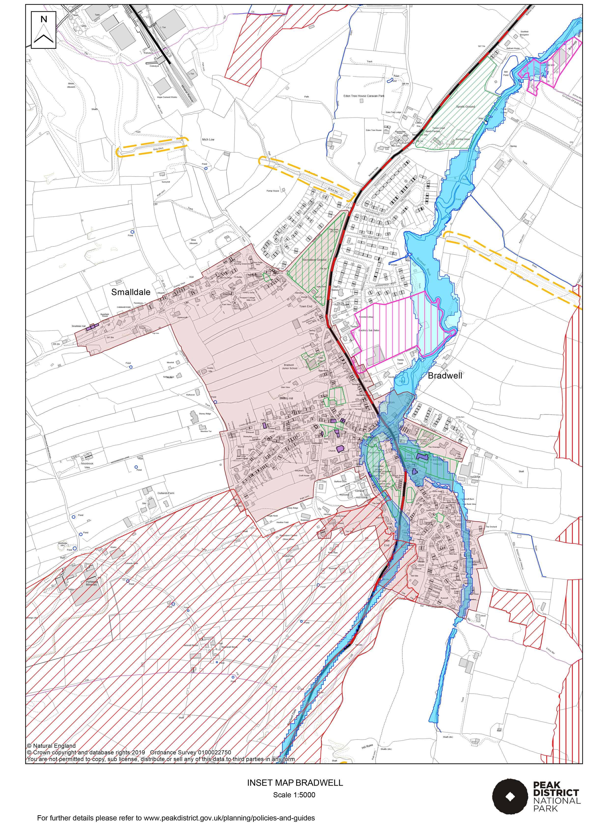 Local Plan Proposals Map: Bradwell