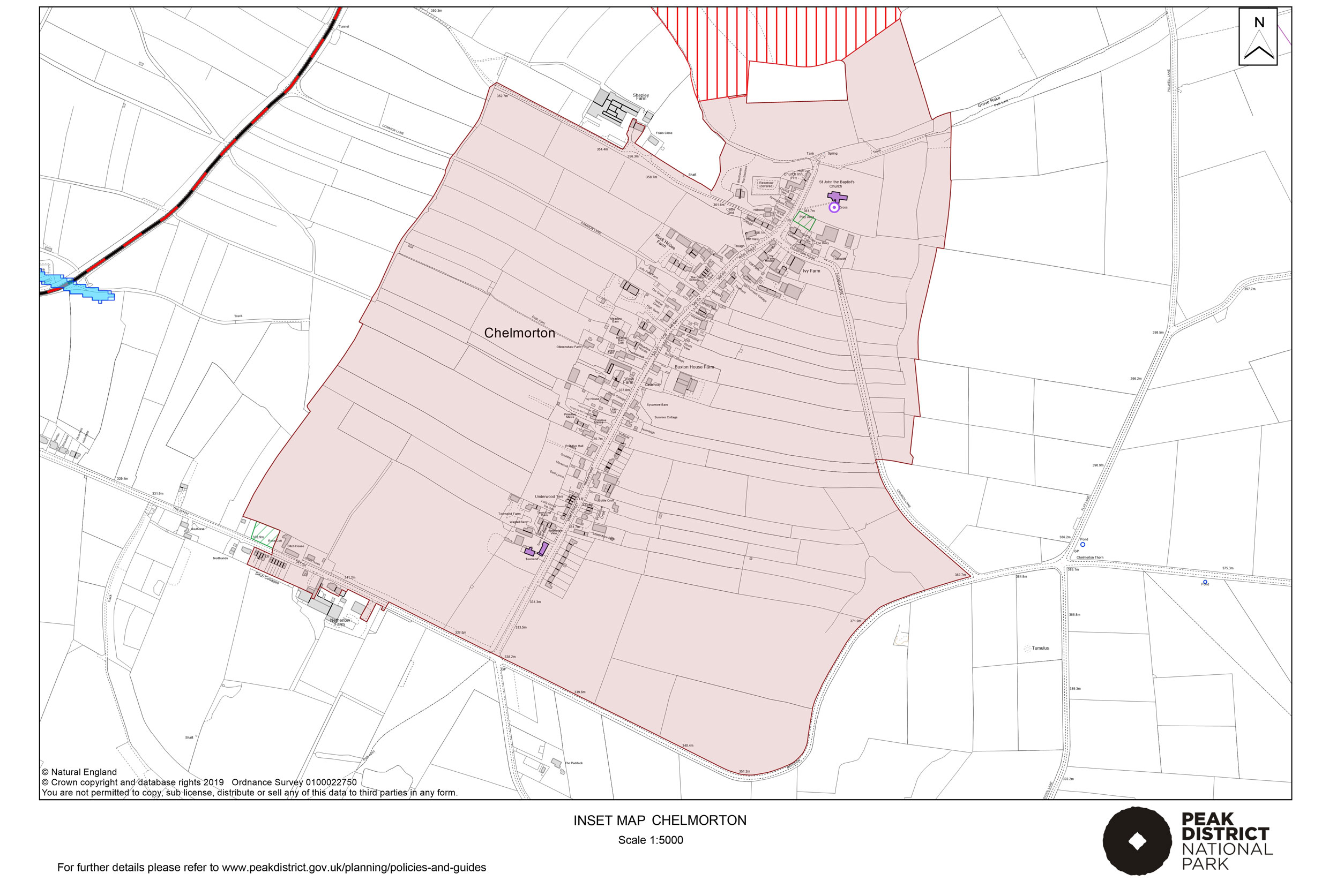 Local Plan Proposals Map: Chelmorton