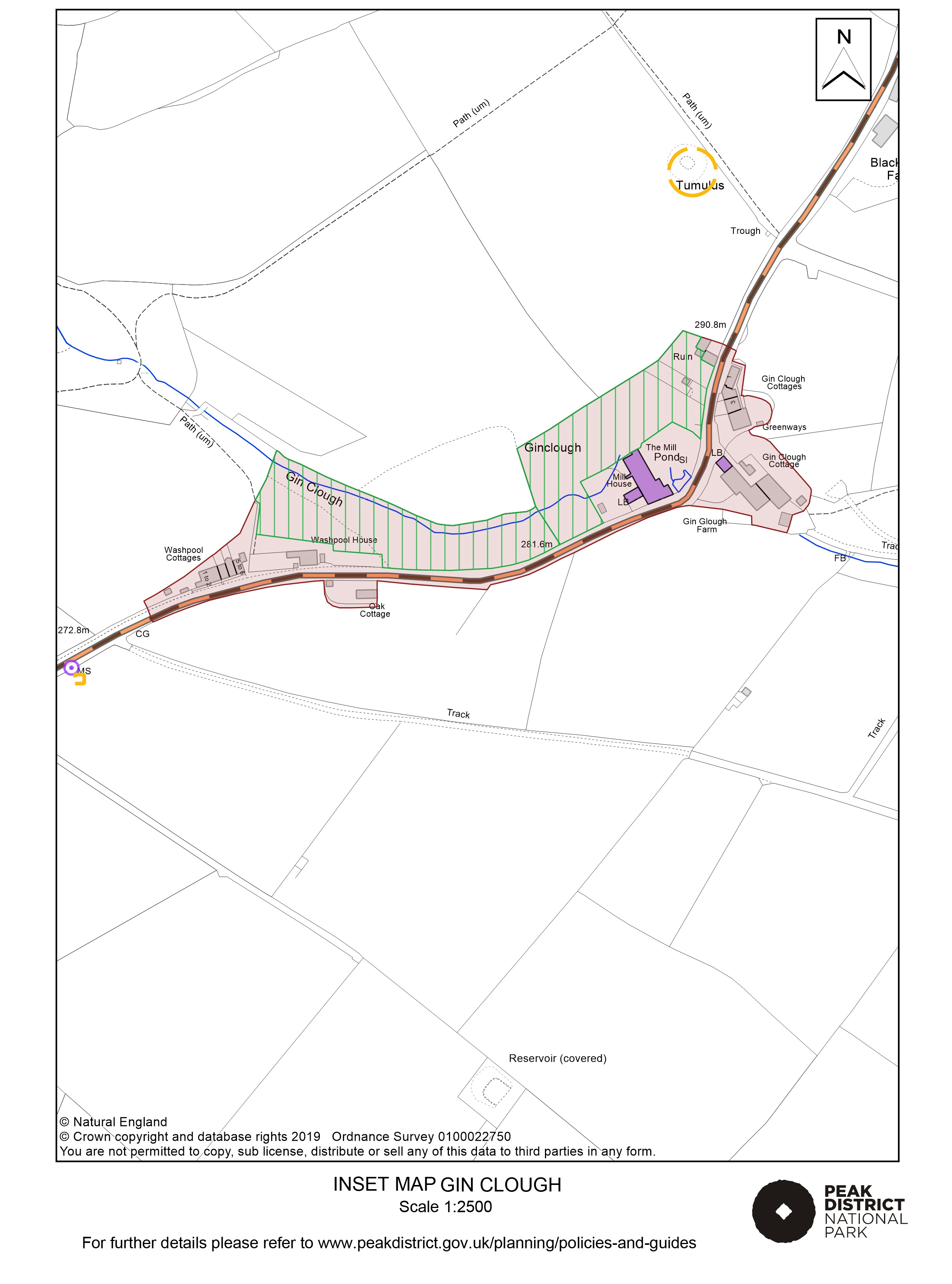 Local Plan Proposals Map: Gin Clough