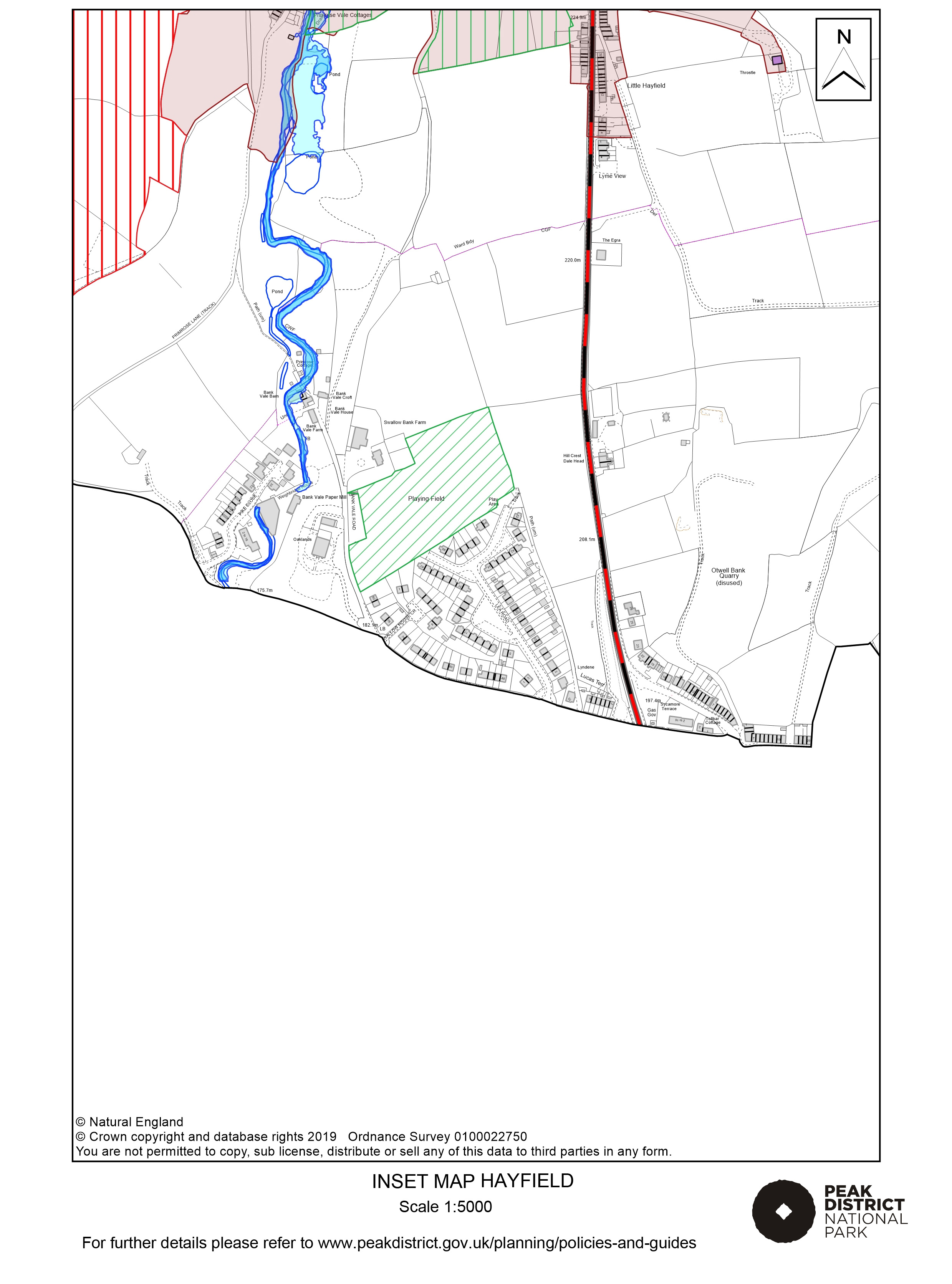Local Plan Proposals Map: Hayfield