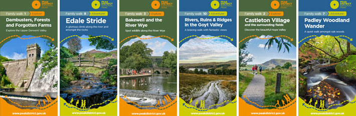 Selection of our family walking guides
