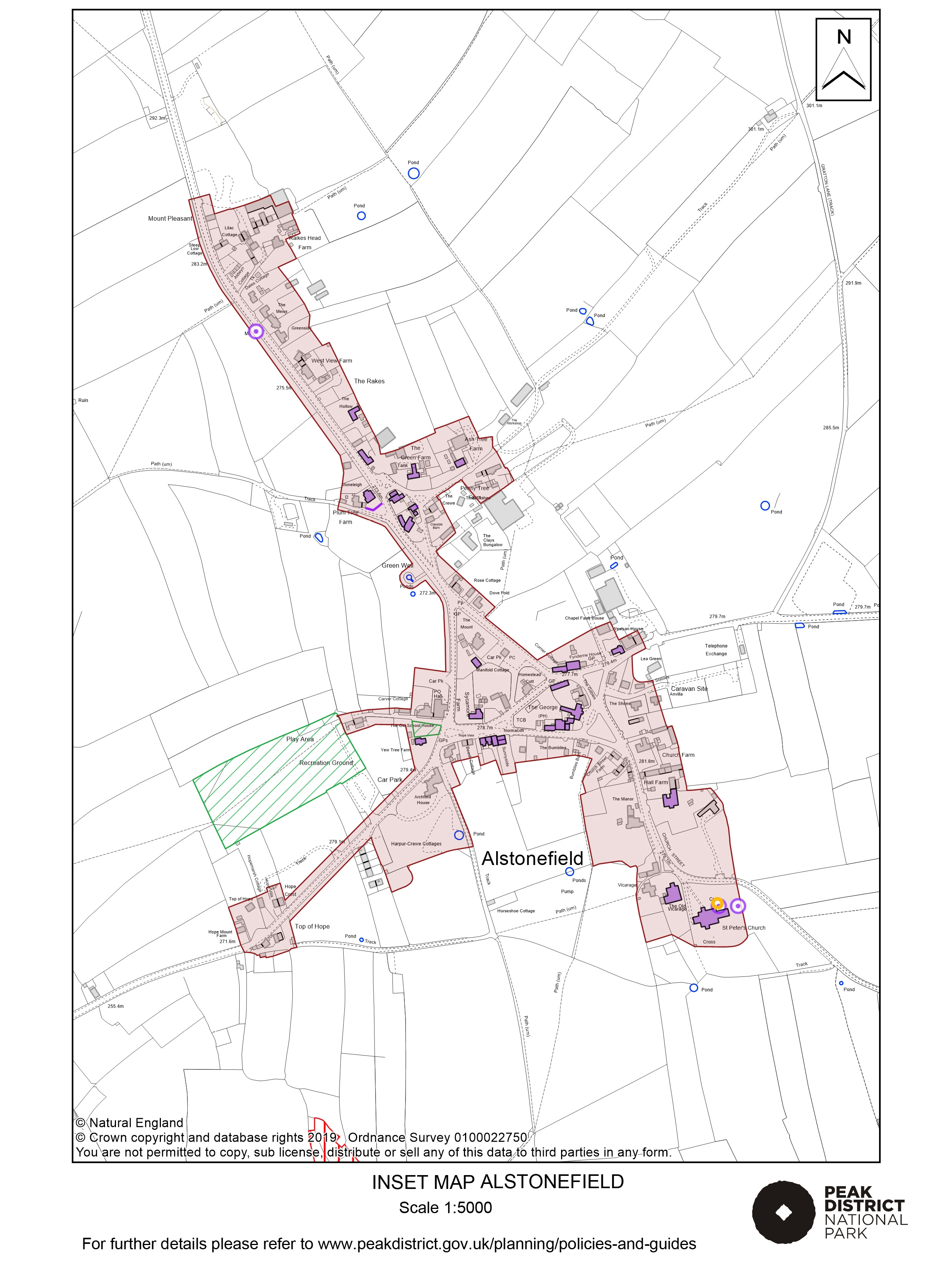 Local Plan Proposals Map: Alstonefield