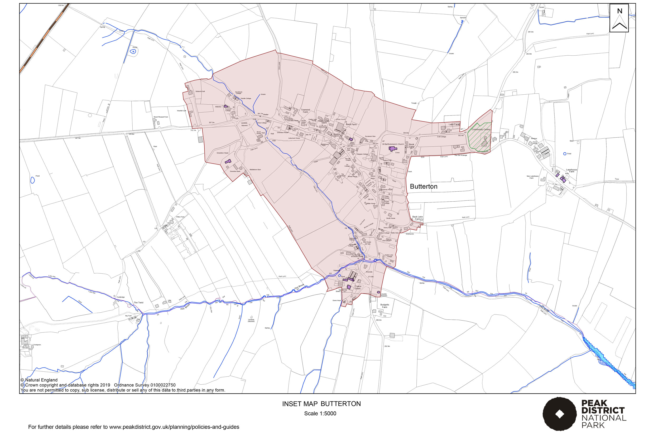 Local Plan Proposals Map: Butterton