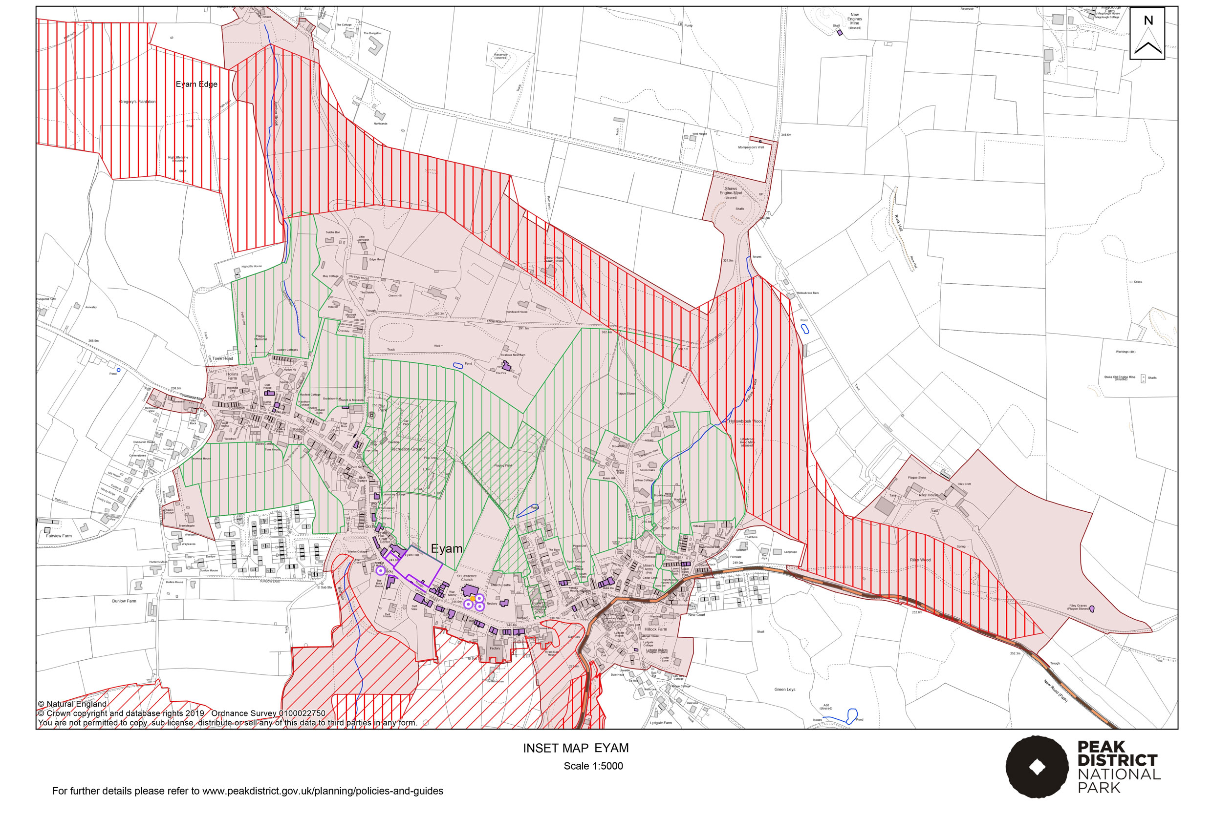Local Plan Proposals Map: Eyam