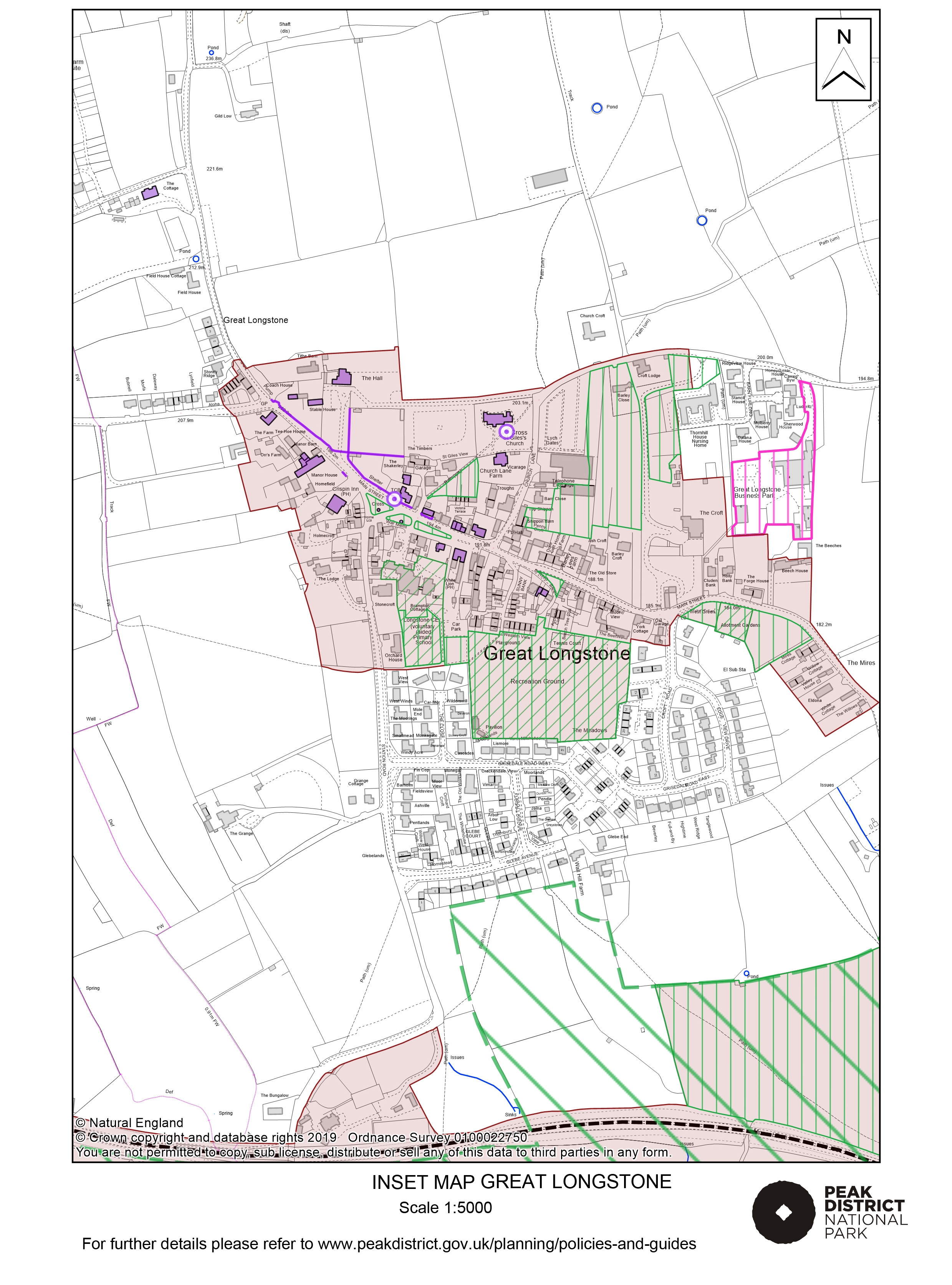 Local Plan Proposals Map: Great Longstone