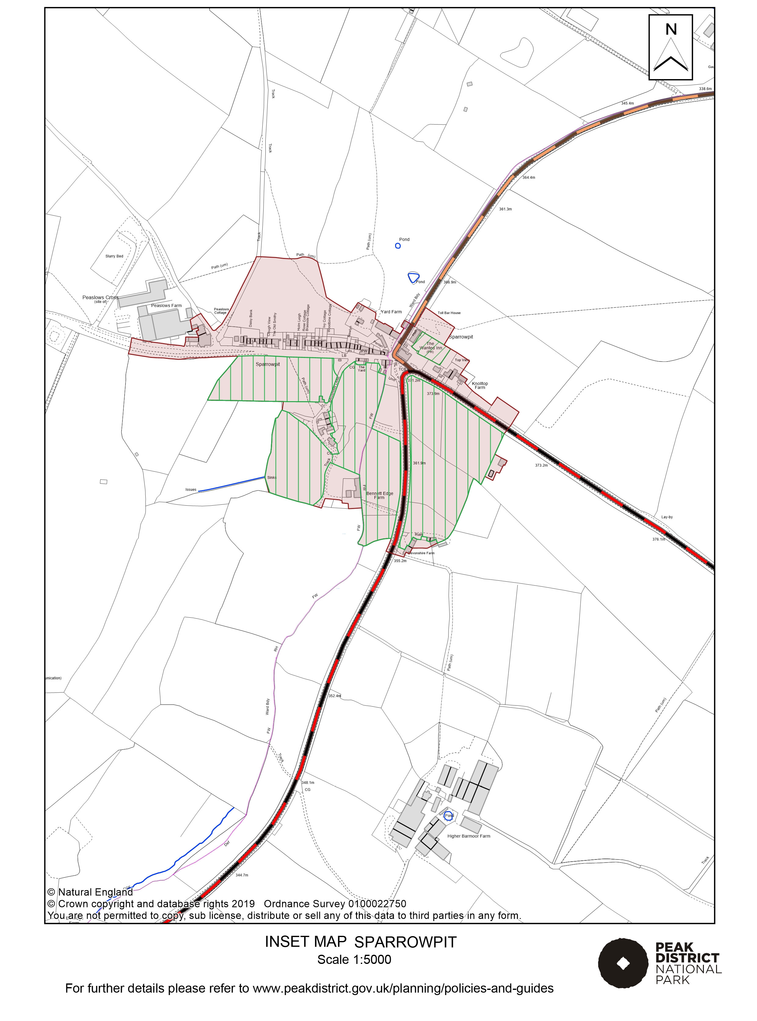 Local Plan Proposals Map: Sparrowpit