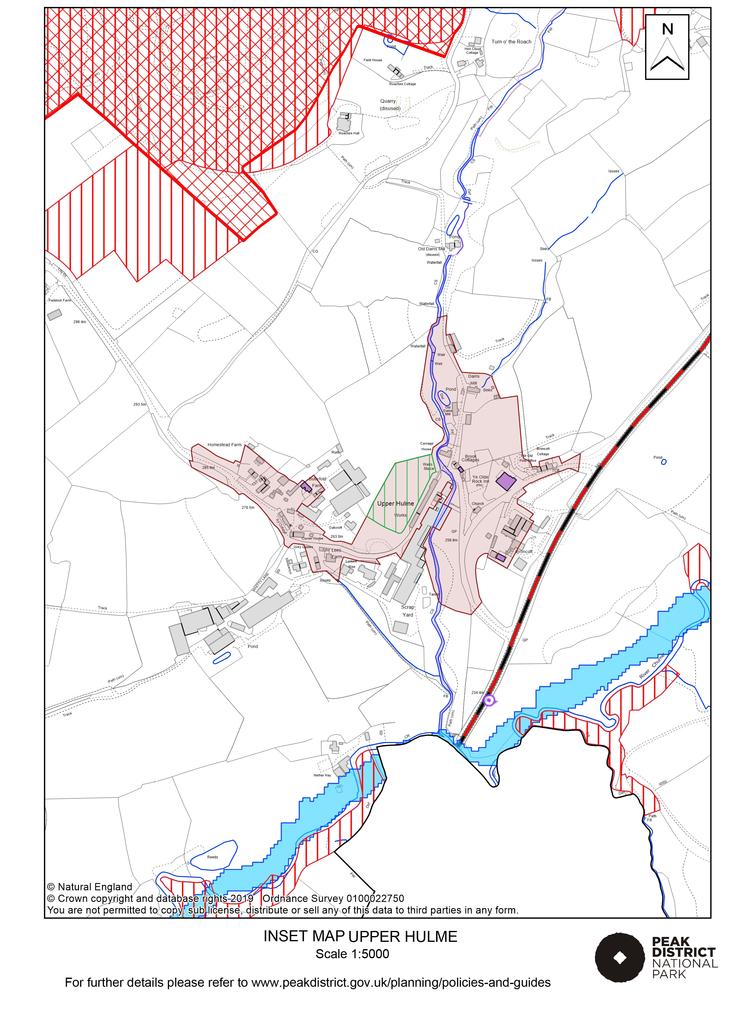 Local Plan Proposals Map: Upper Hulme