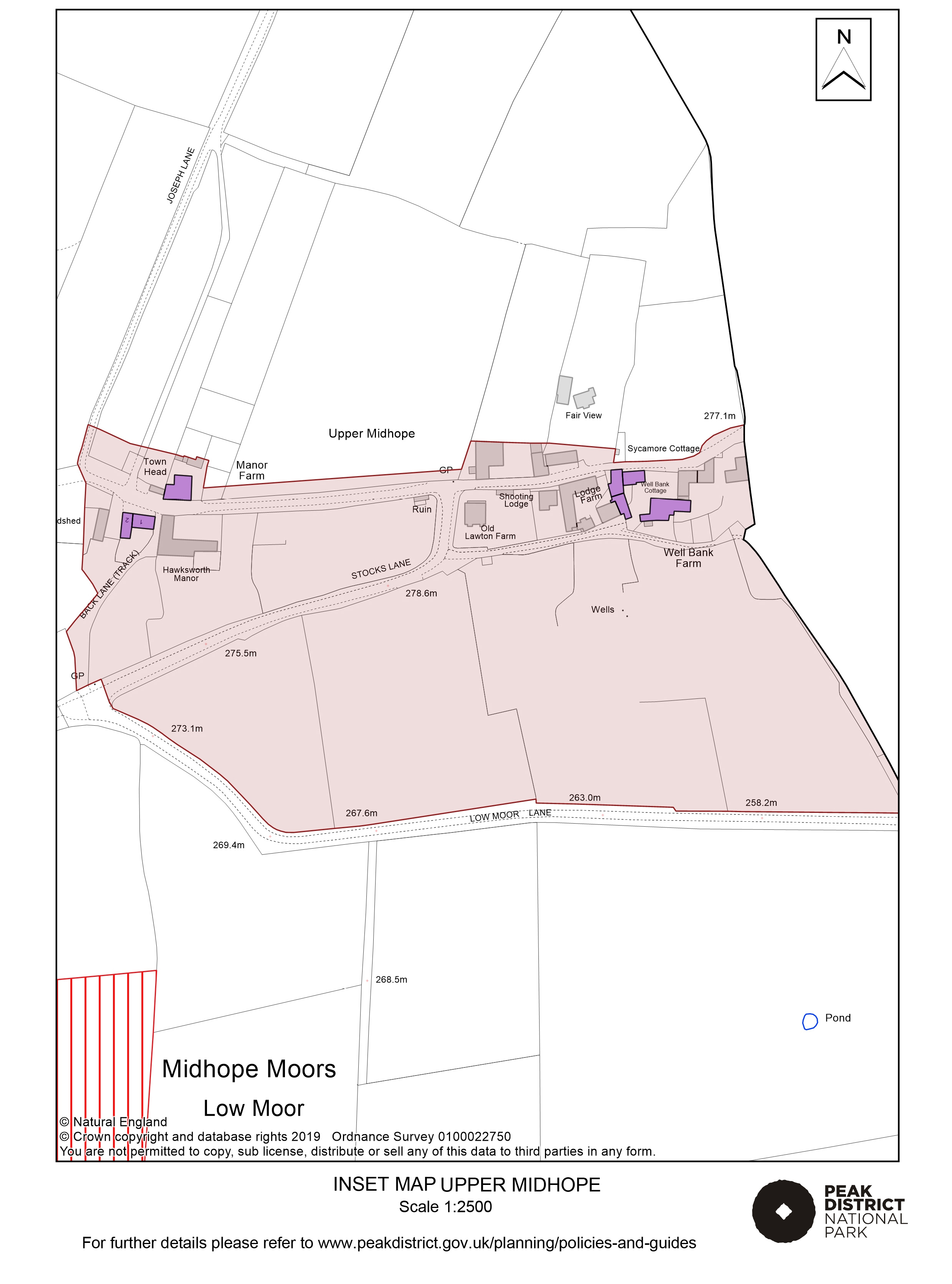 Local Plan Proposals Map: Upper Midhope