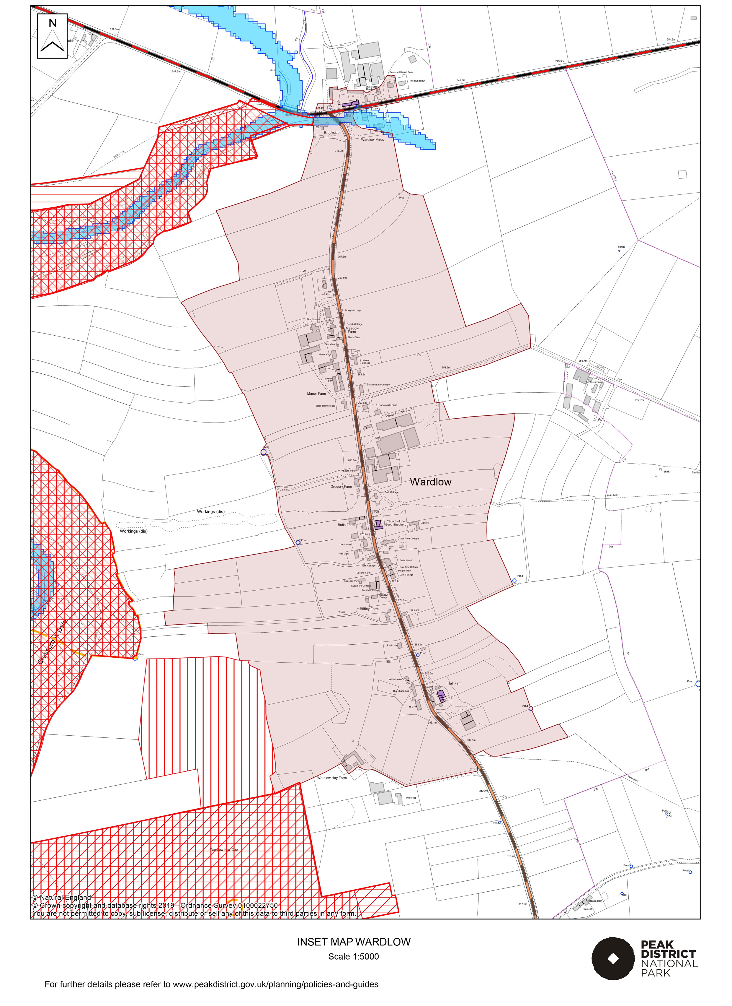 Local Plan Proposals Map: Wardlow