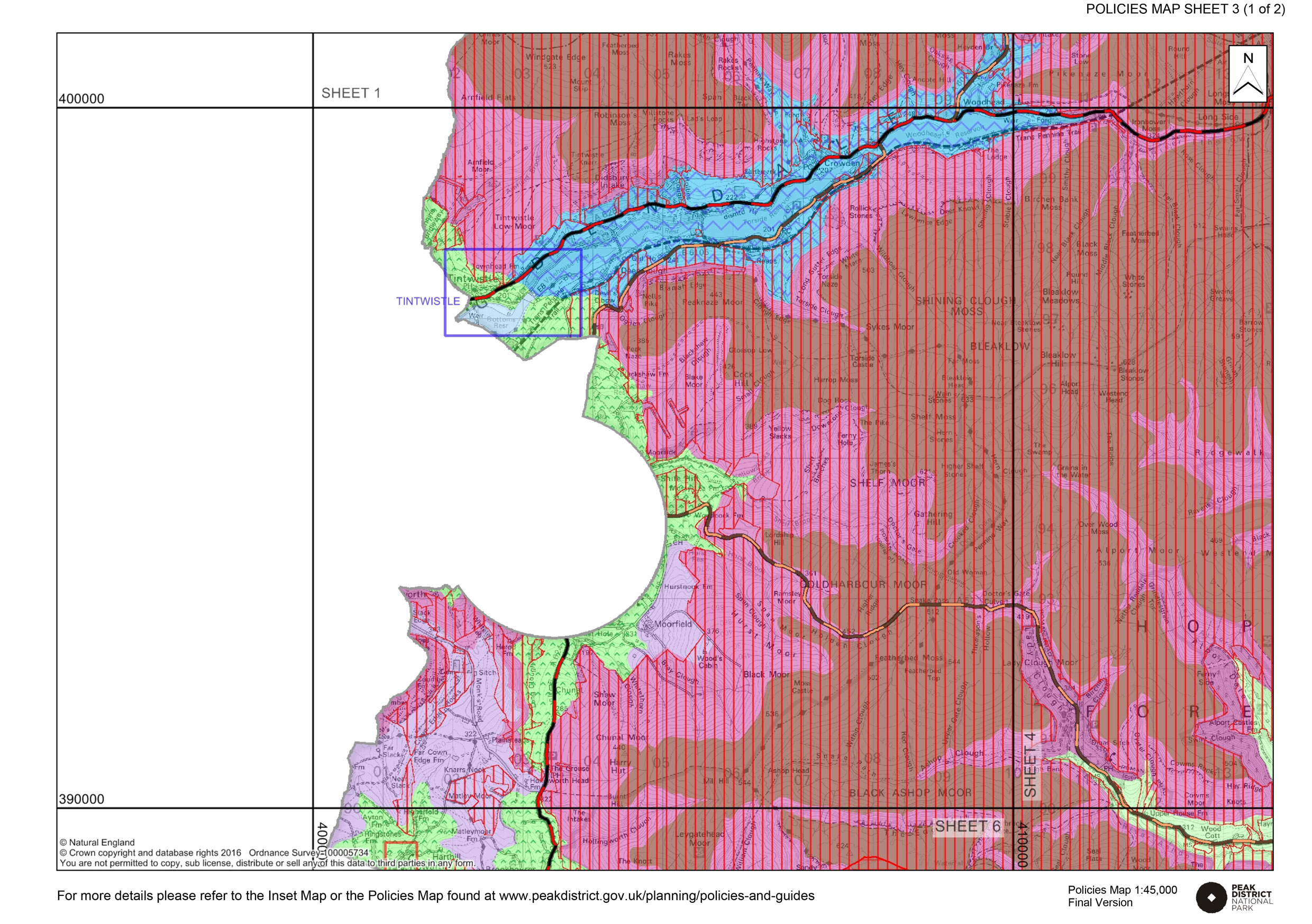 landscape map for Tile 89536