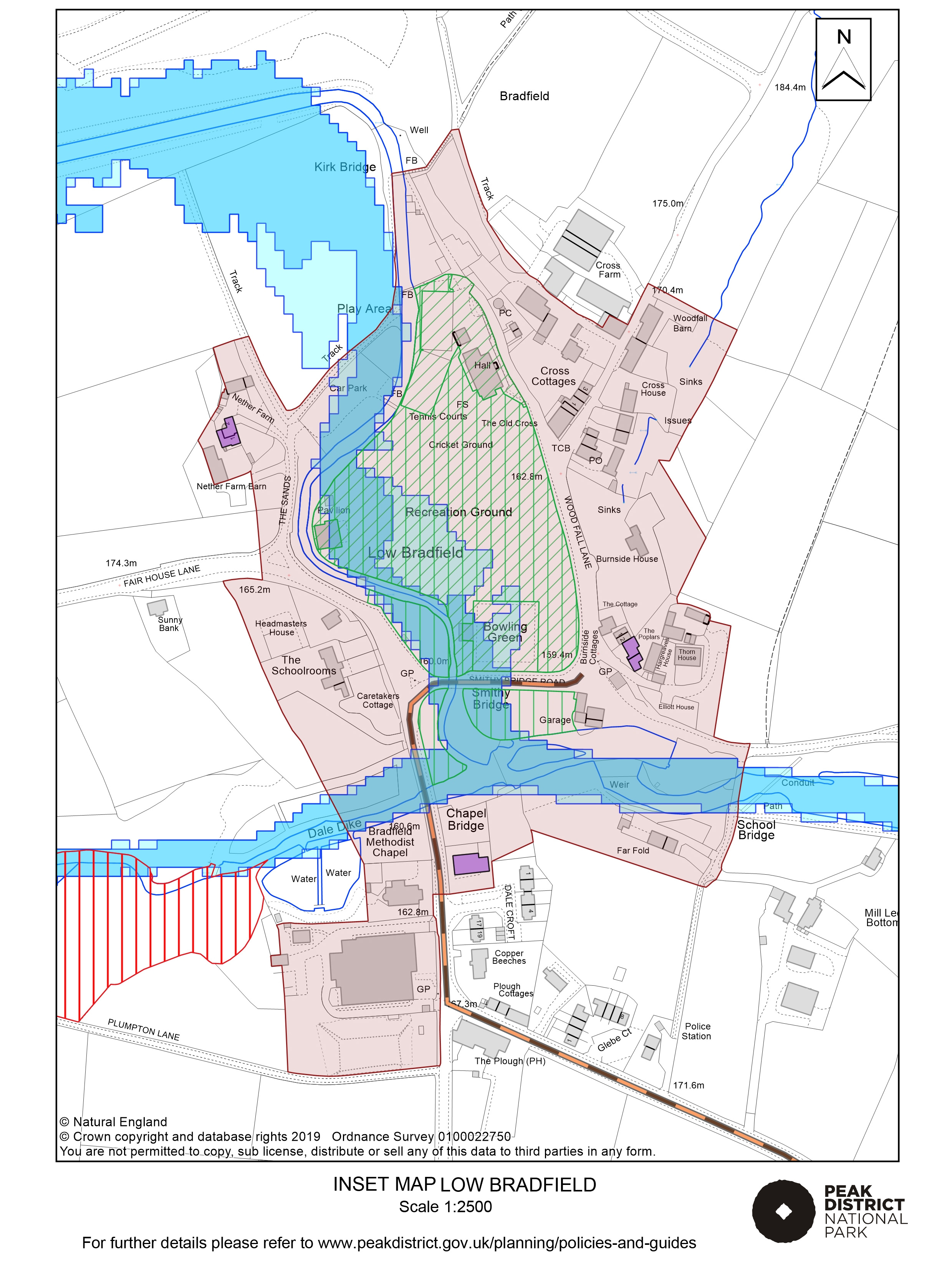 Local Plan Proposals Map: Low Bradfield