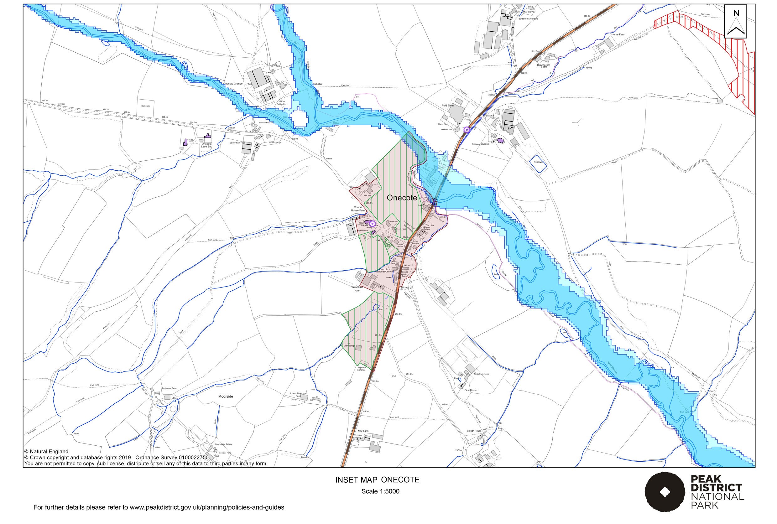 Local Plan Proposals Map: Onecote