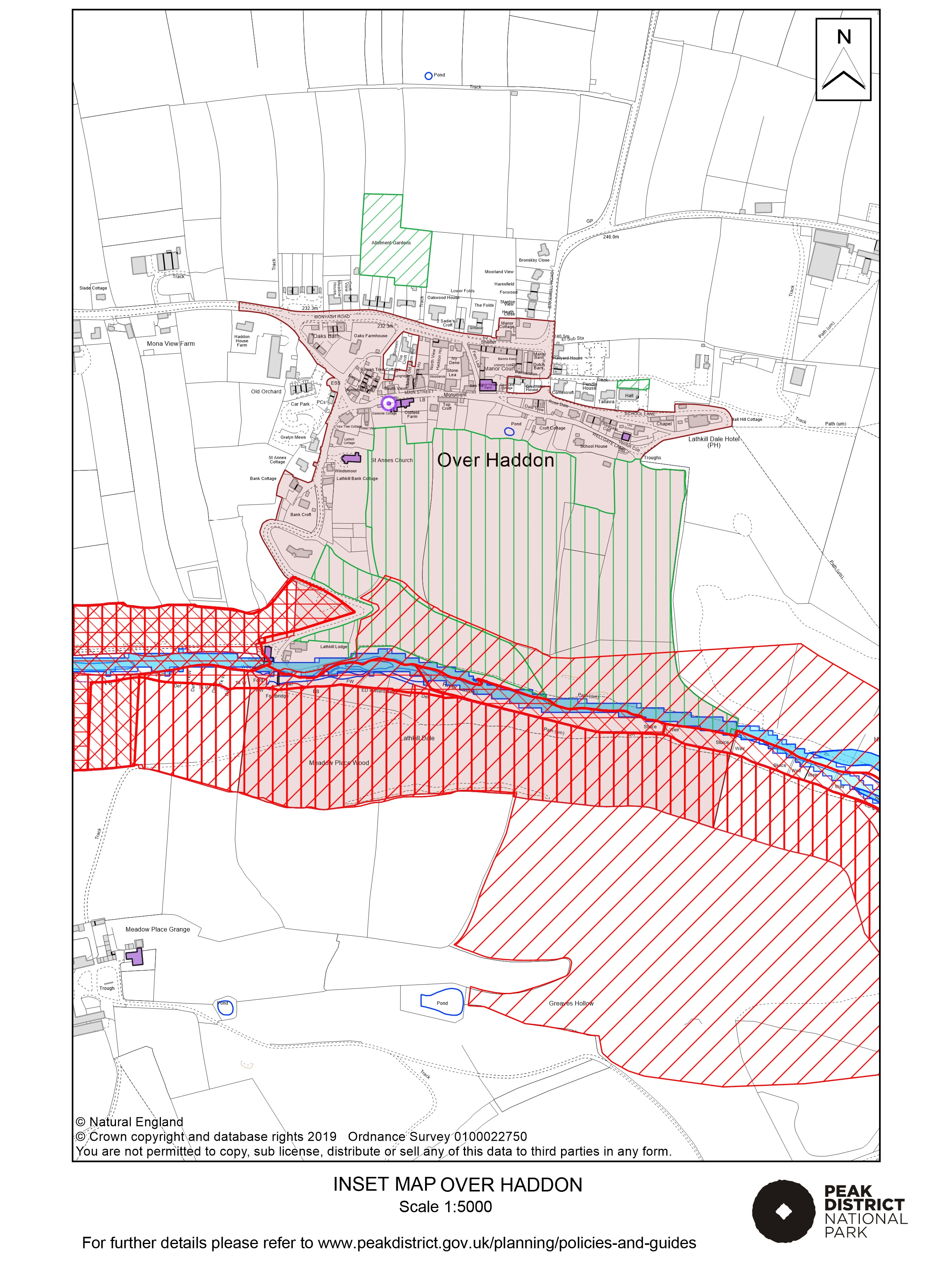 Local Plan Proposals Map: Over Haddon