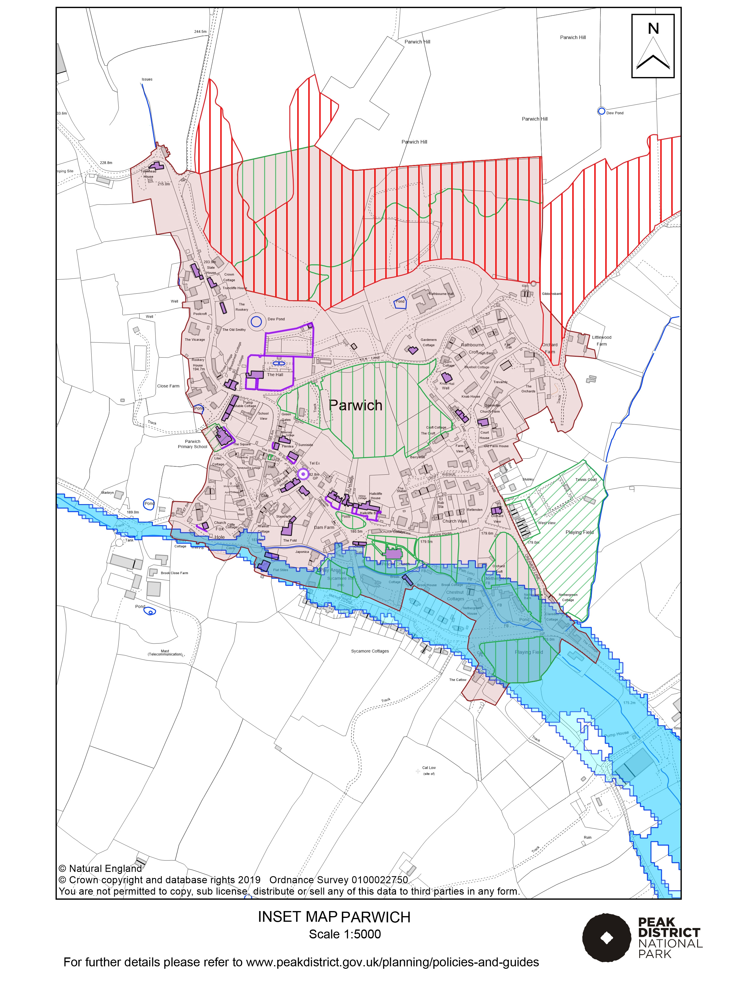 Local Plan Proposals Map: Parwich